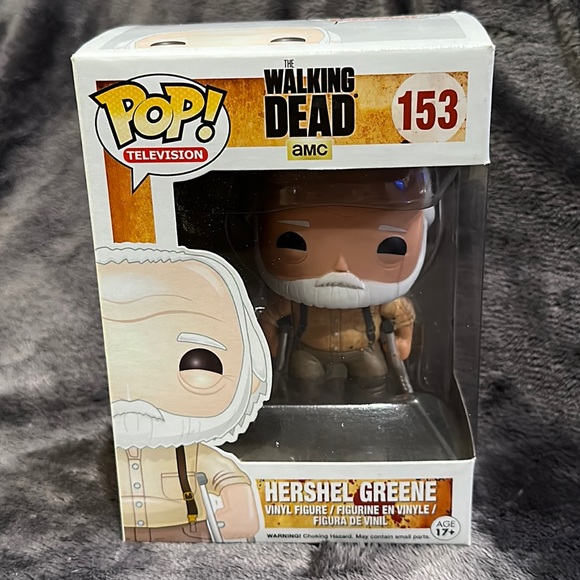 The Walking Dead Hershel Greene Funko Pop … NIB - Picture 1 of 7